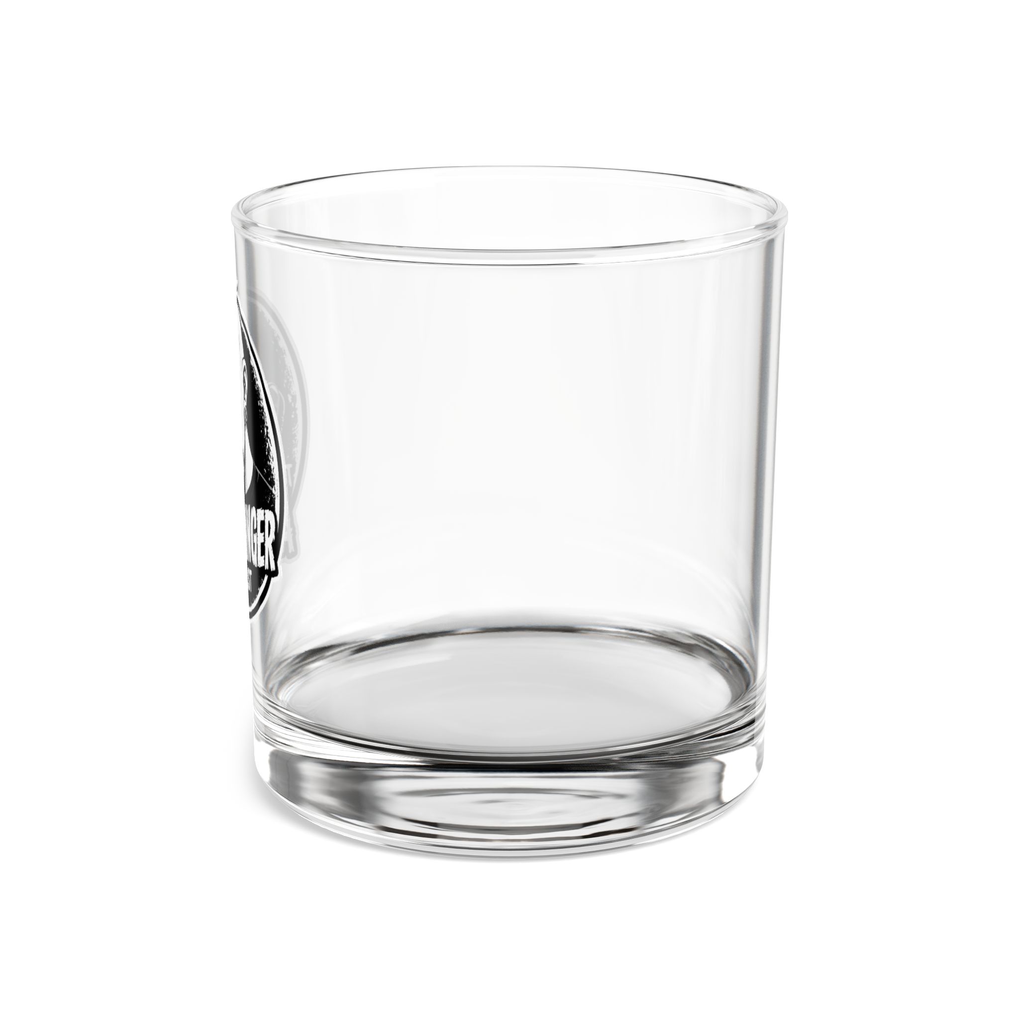 Angry Ginger Podcast logo Rocks Glass | 10oz whiskey tumbler - Image 4